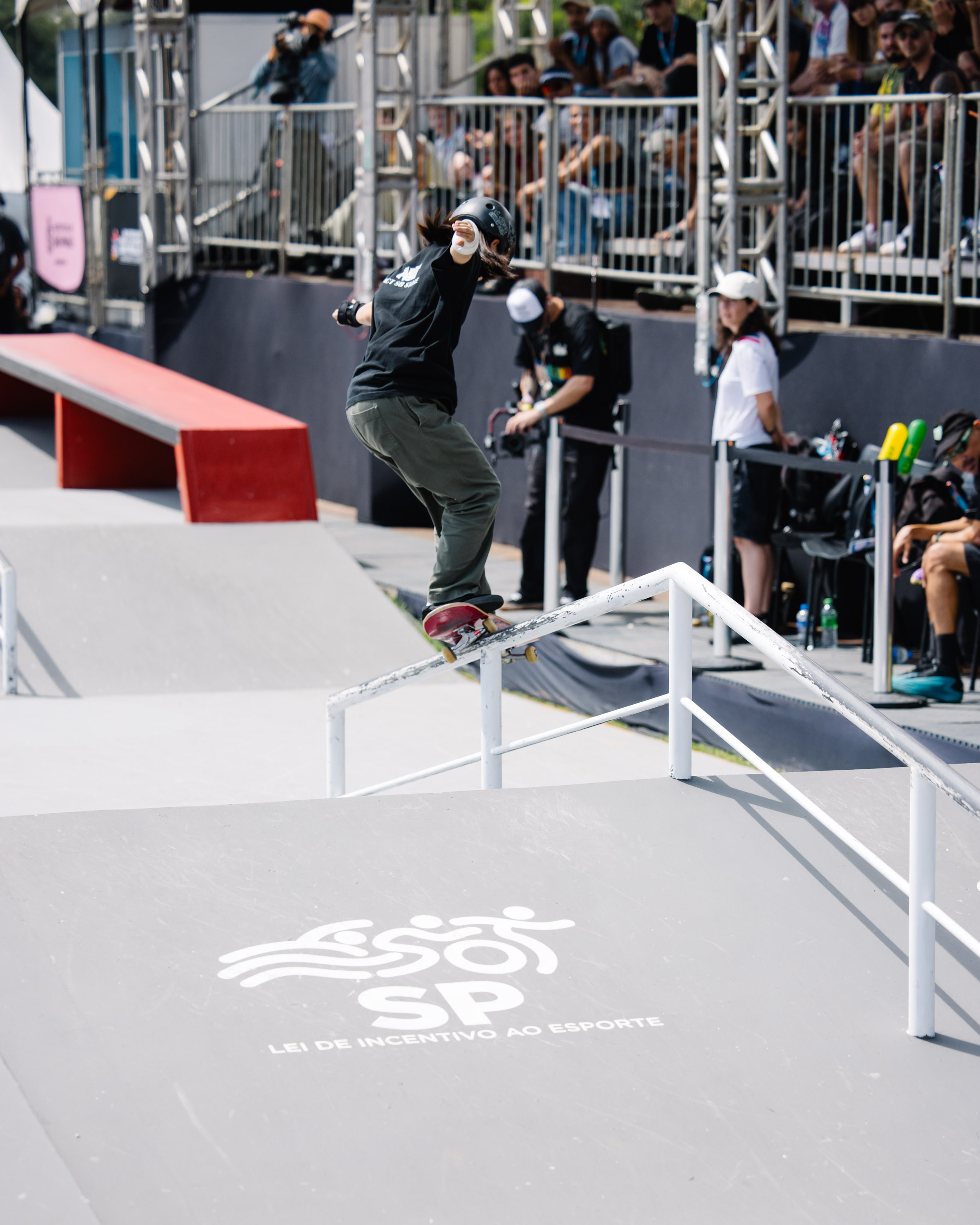 Coco Yoshizawa front Feeble wsk skateboarding championship São Paulo 2025 Abal 2152