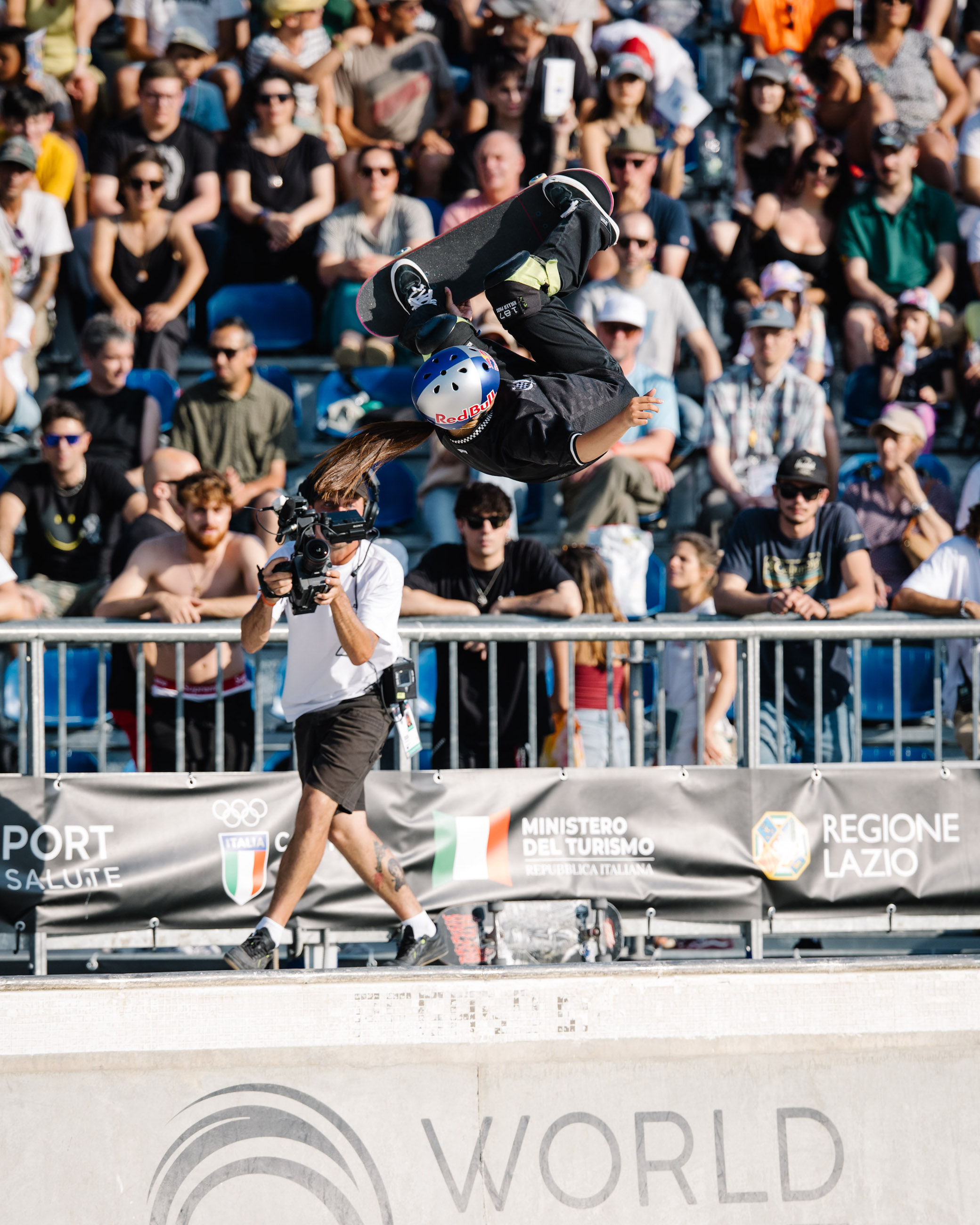 Hinano Kusaki 540 WST World Cup Rome 2025 Bryce Kanights 1988
