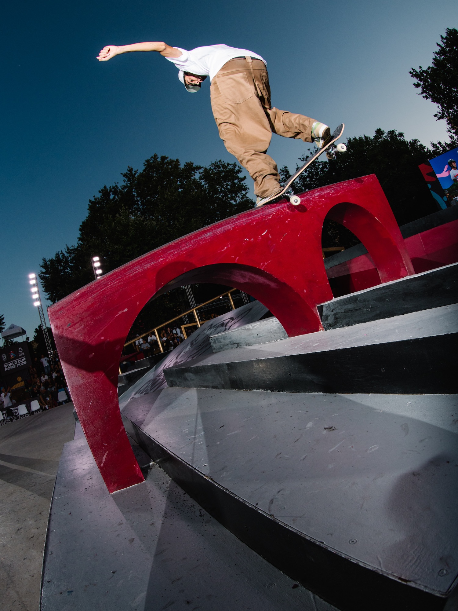 Wallace Gabriel nollie front Crook wsk skateboarding world Cup Rome 2026 Haruta 9557