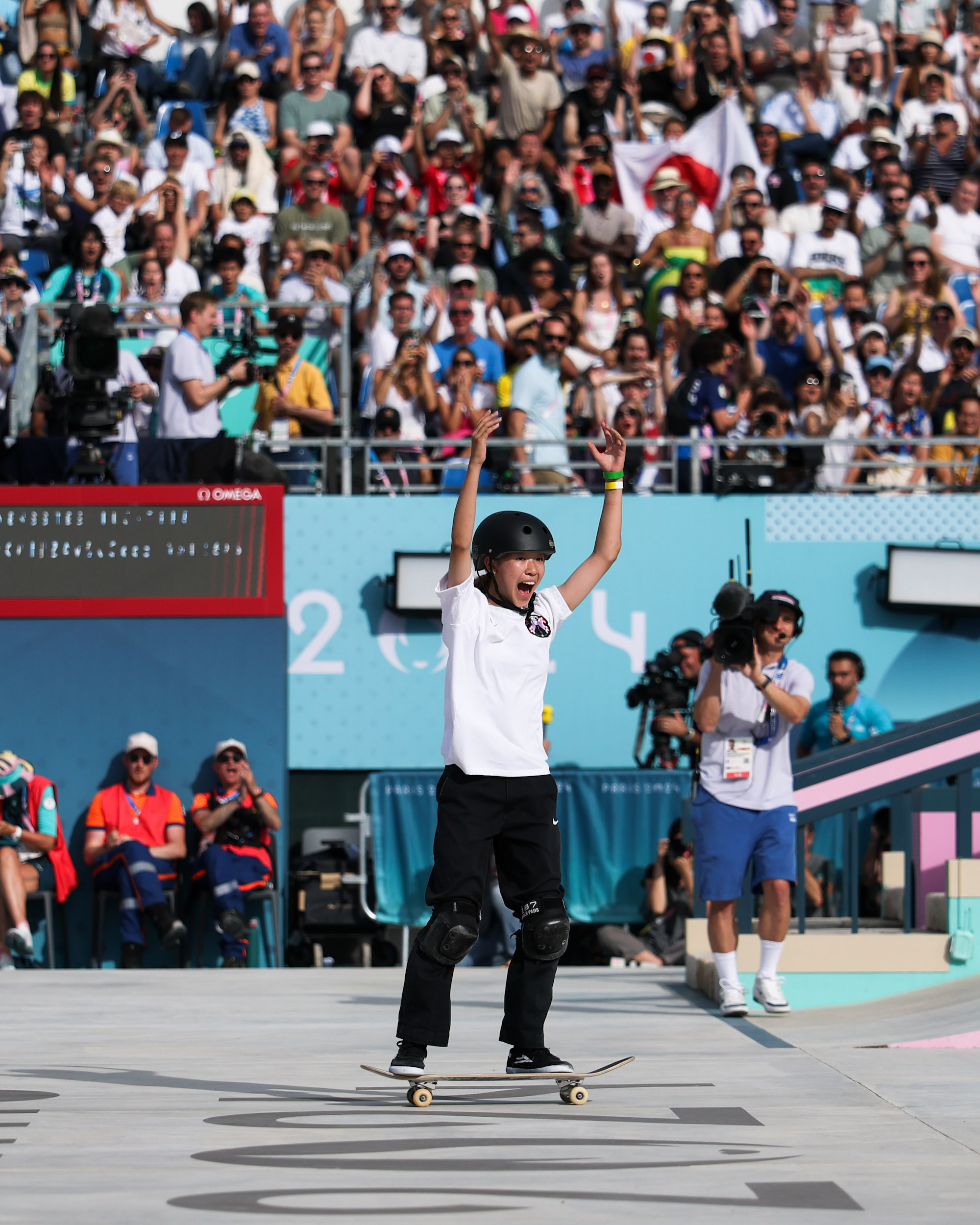 Coco Yoshizawa winning celebration WST WCH OG Paris Atiba Jefferson 20