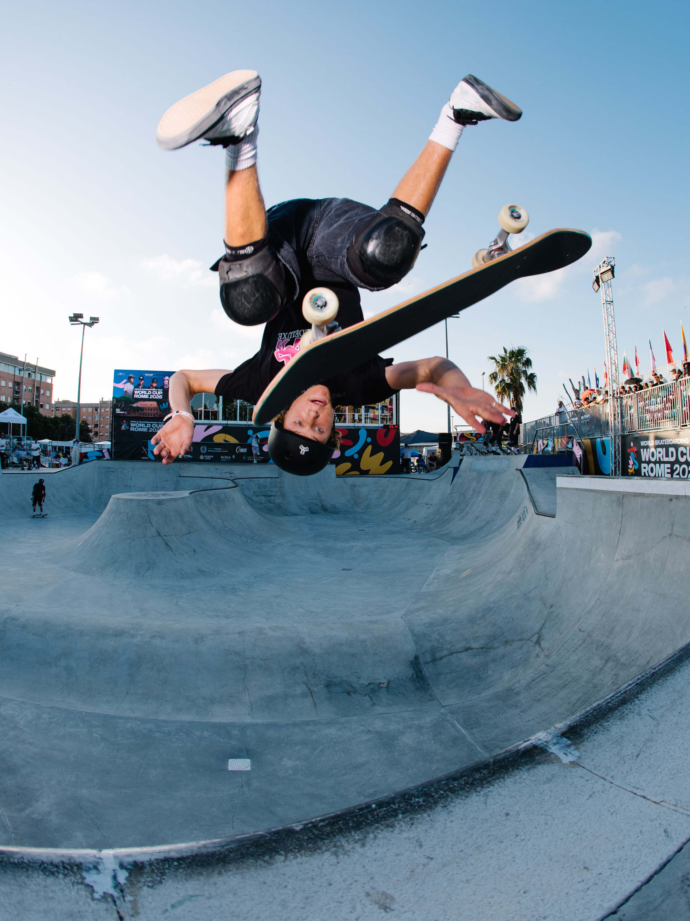 Guglielmo Marin kickflip indy 540 wsk skateboarding world Cup Ostia 2026 Kanights 0500