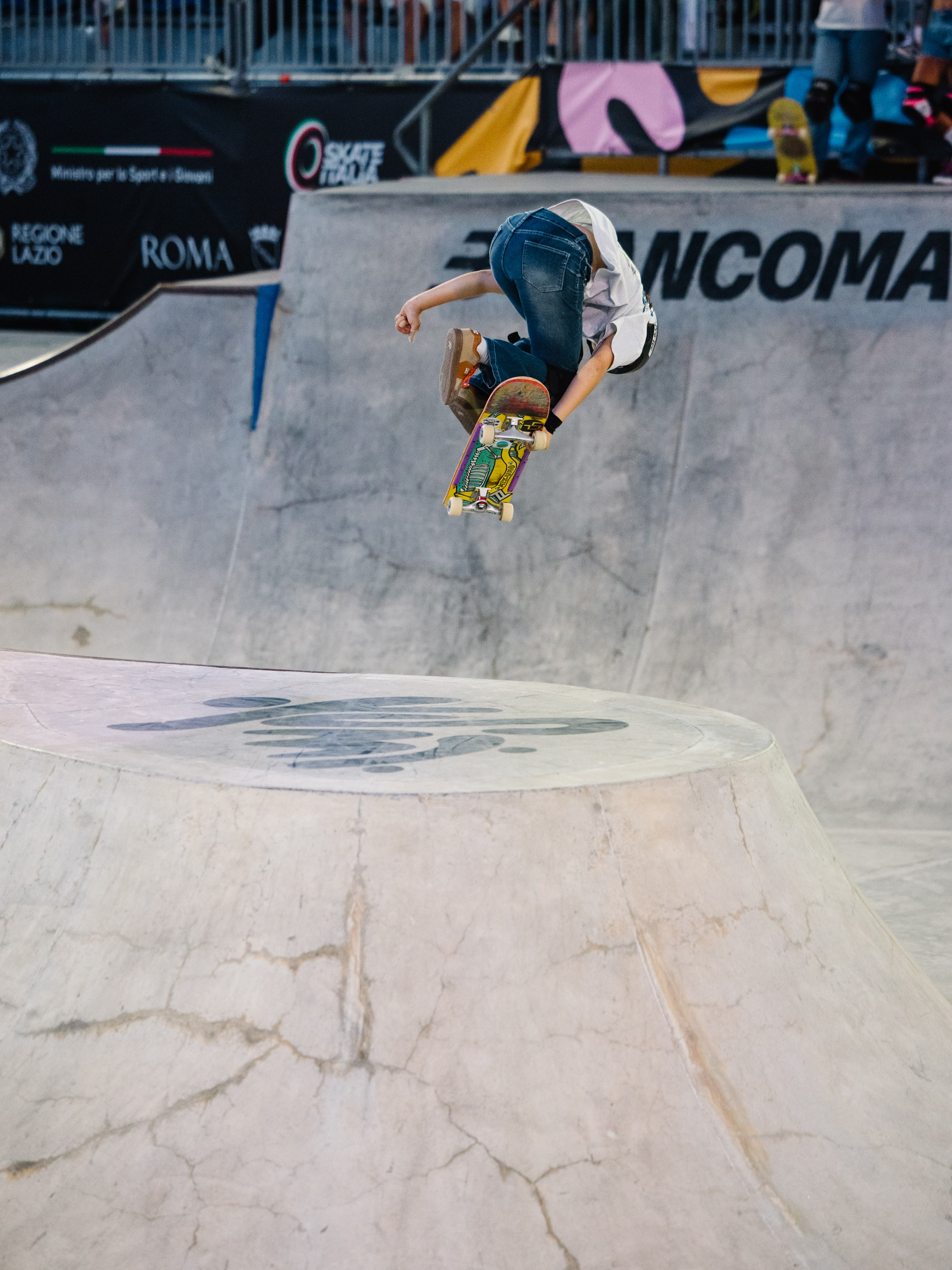Mizuho Hasegawa kickflip indy wsk skateboarding world Cup Ostia 2026 Kanights 7722
