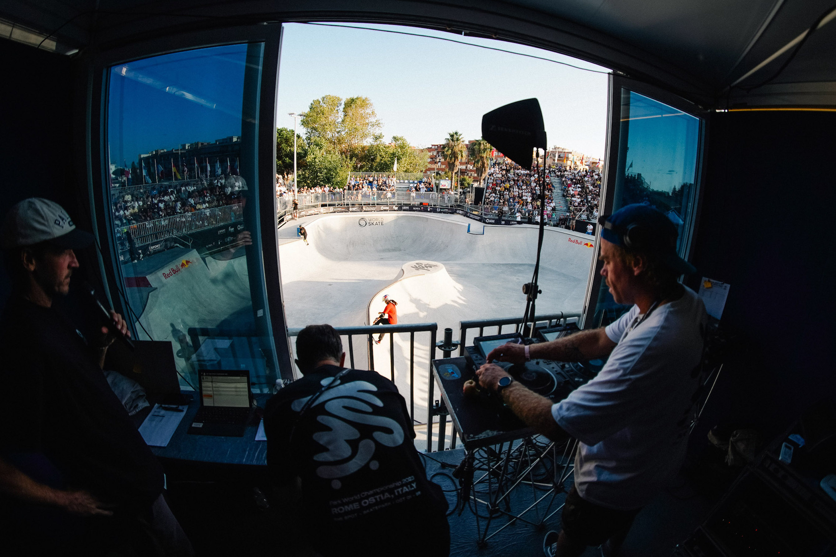 DJ Red Beard Tim Oconnor WorldSkate WST Park Ostia Rome 2023 Mark Dillon 5