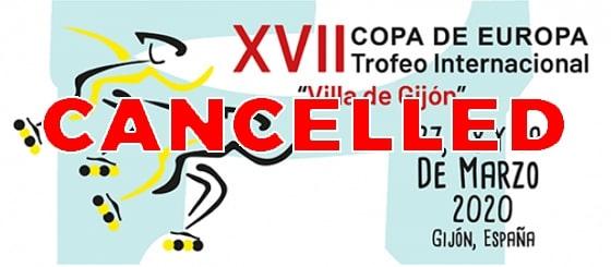 CANCELLED:European Cup Inline Speed Skating 2020: XVII Trofeo Internacional “Villa De Gijon